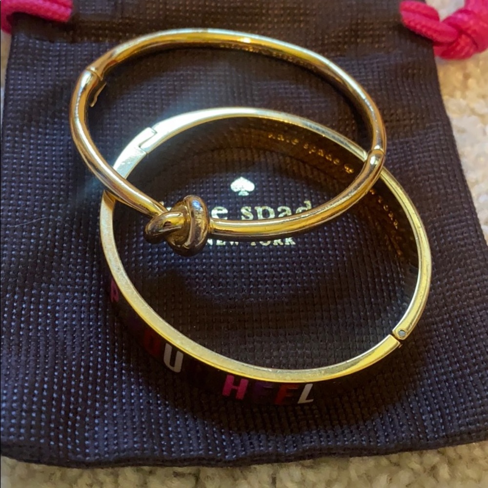 Kate Spade cuffs (two different)